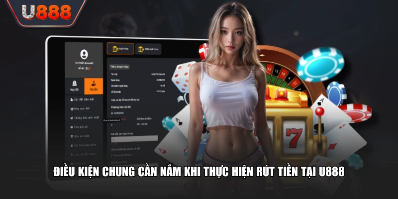 Trình Tự Rút Tiền U888 Không Tốn Phí, Nhận Trọn Vẹn 100% 1 Điều kiện chung cần nắm khi thực hiện rút tiền tại U888